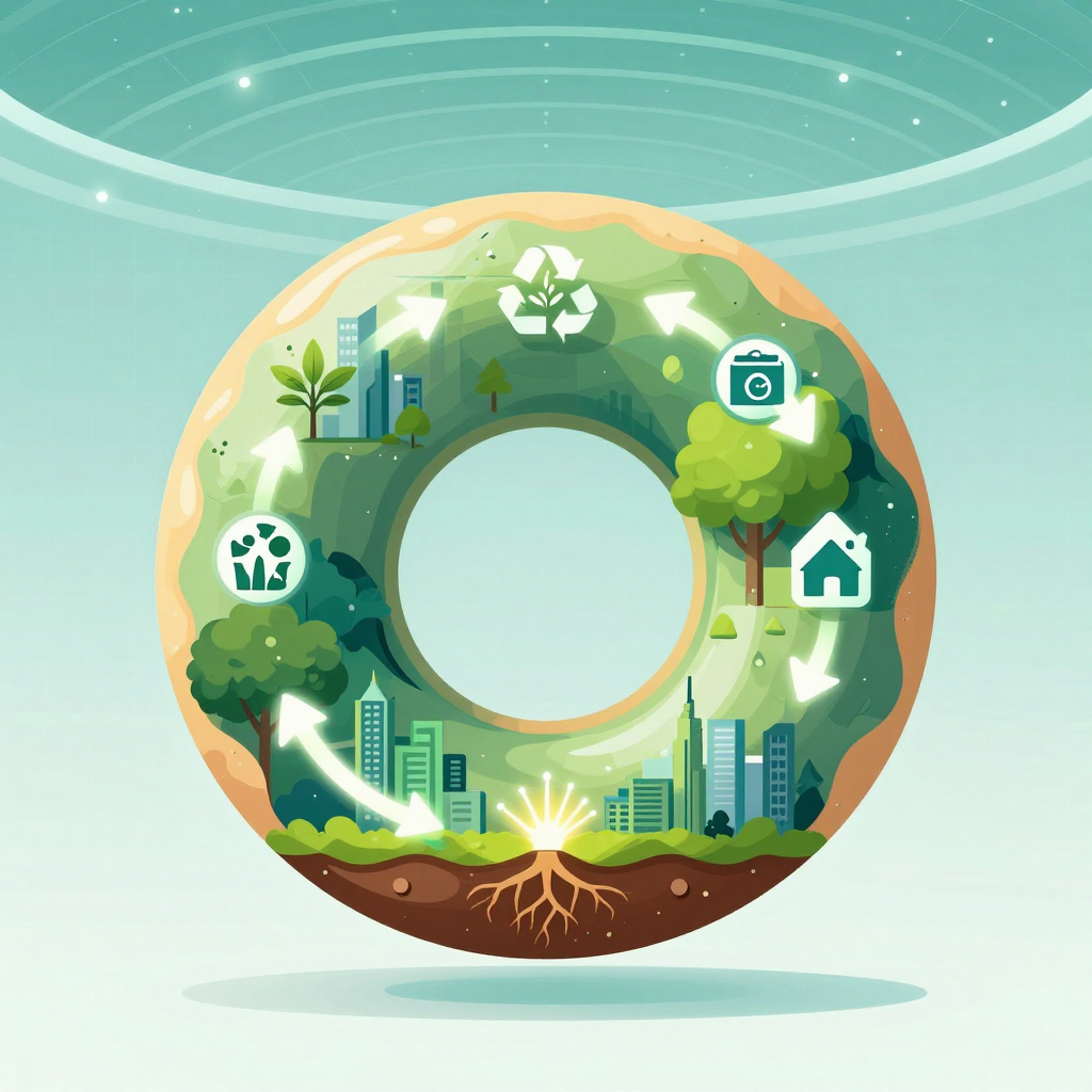Nature Does Not Waste: Circular Economy, Doughnut Economics, and the Ecological Bottom Line