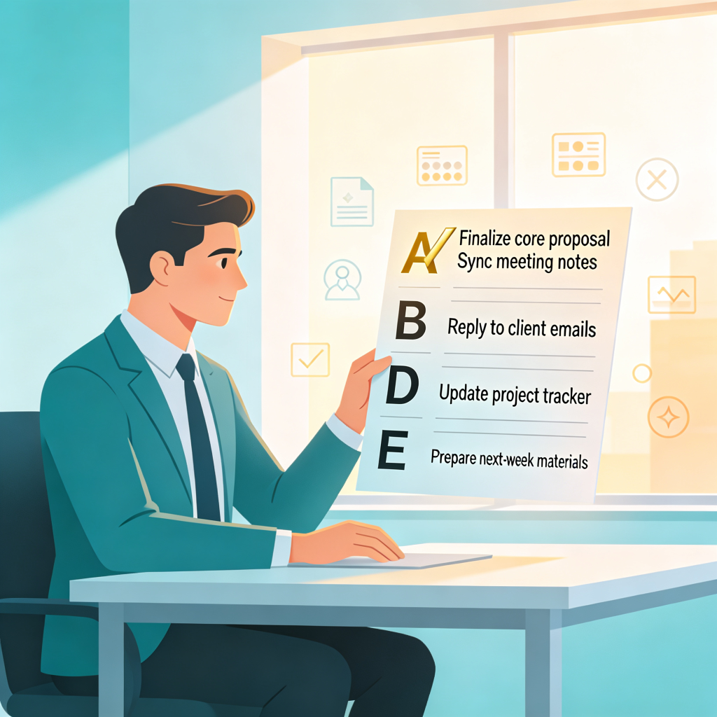 The ABCDE Task Prioritization Method: A Framework That Helps You Actually Do Less